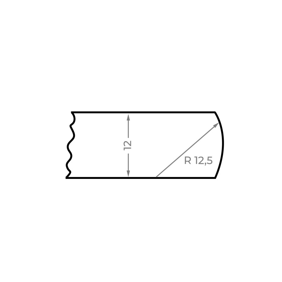 Фрезерування фаски R12,5