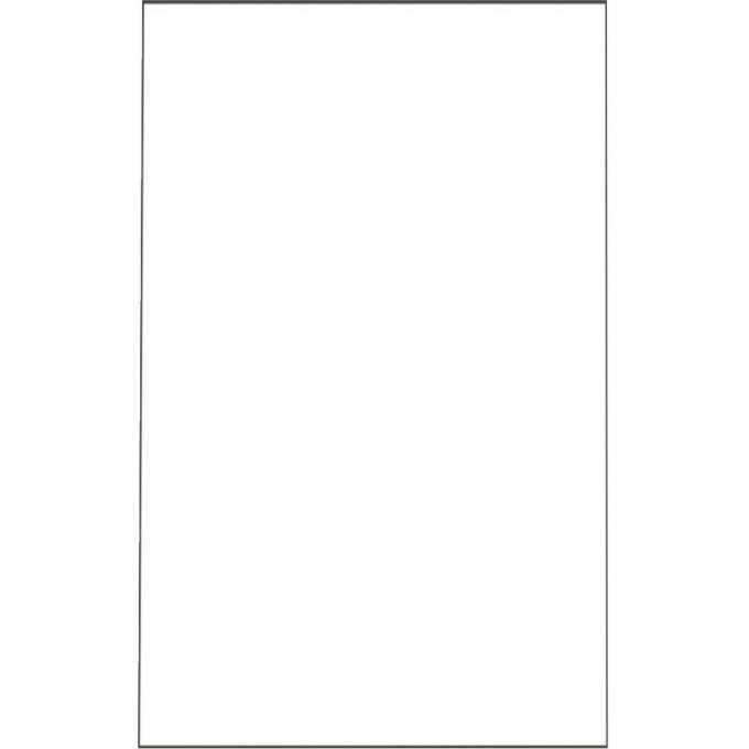 Панель Compact HPL 12 мм. Мат, 697x4200x12mm, белое ядро 1059 - Пломбир. - Photo 2